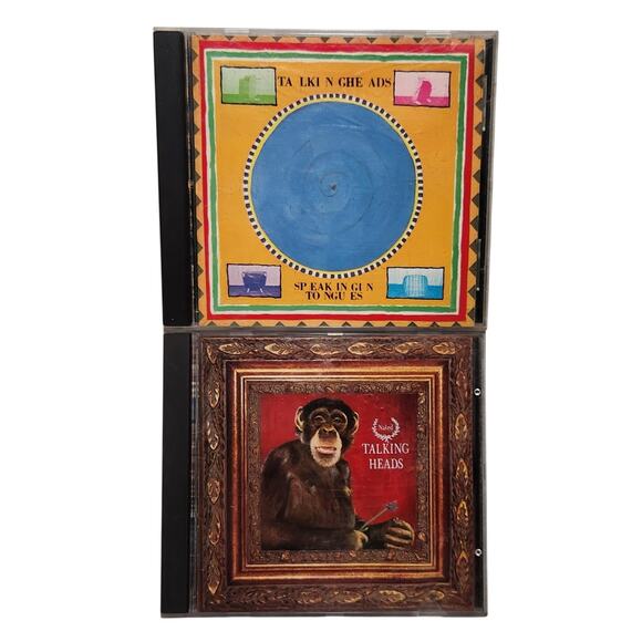 Talking Heads Speaking Tongues And Naked Tested CD Lot 80's Pre-owned - Picture 1 of 5